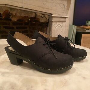 Nina Z Erika clog - black sling back clog